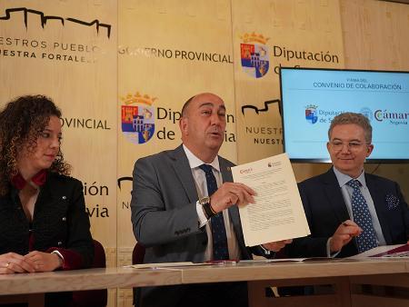 Imagen La Diputación y la Cámara de Comercio unen fuerzas para prestar apoyo a las empresas de la provincia en su evolución en el entorno digital